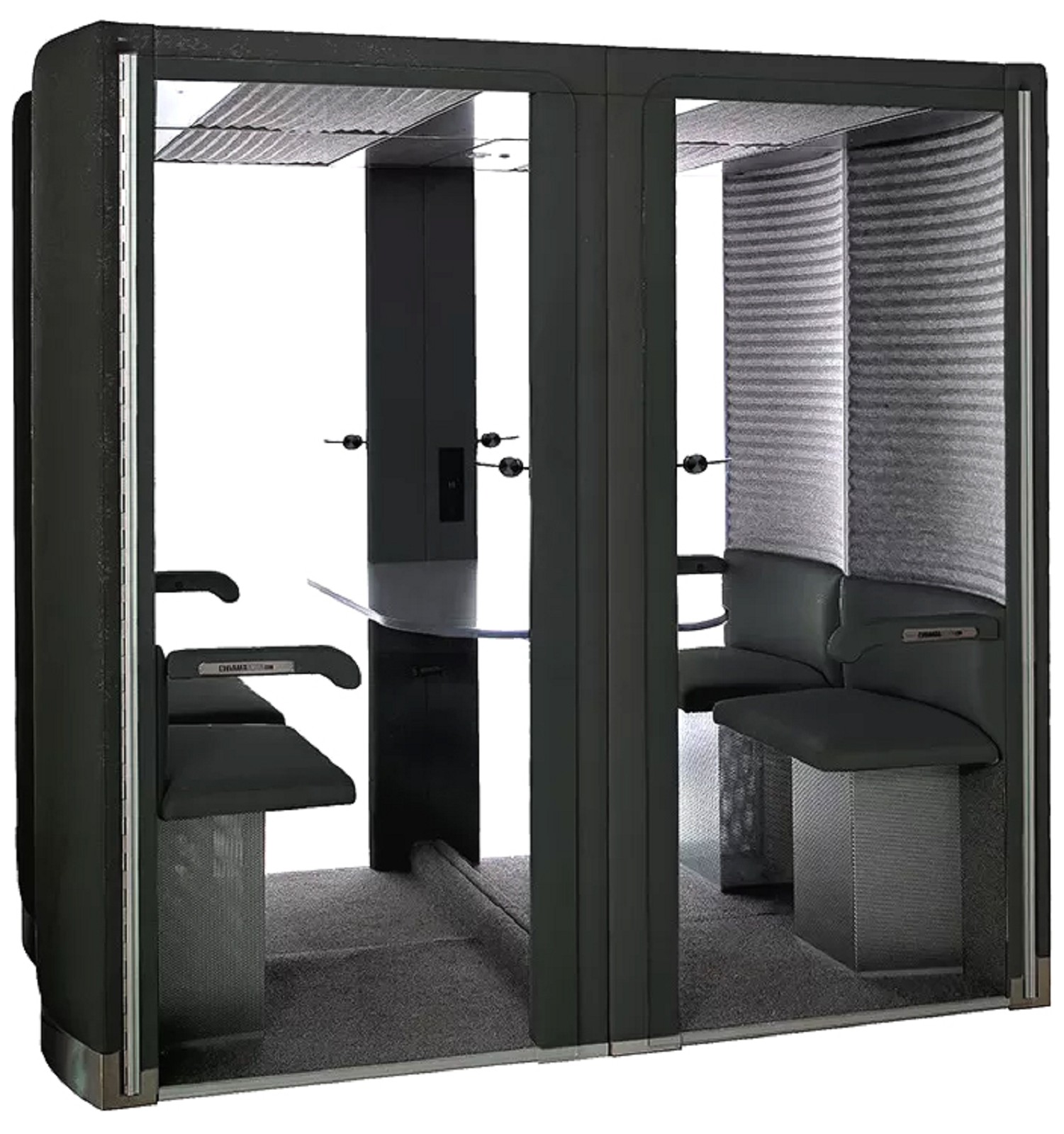 Location cabine insonorisée avec ventilation et branchement secteur 