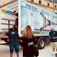 The Solutions Events team delivers and installs your event equipment